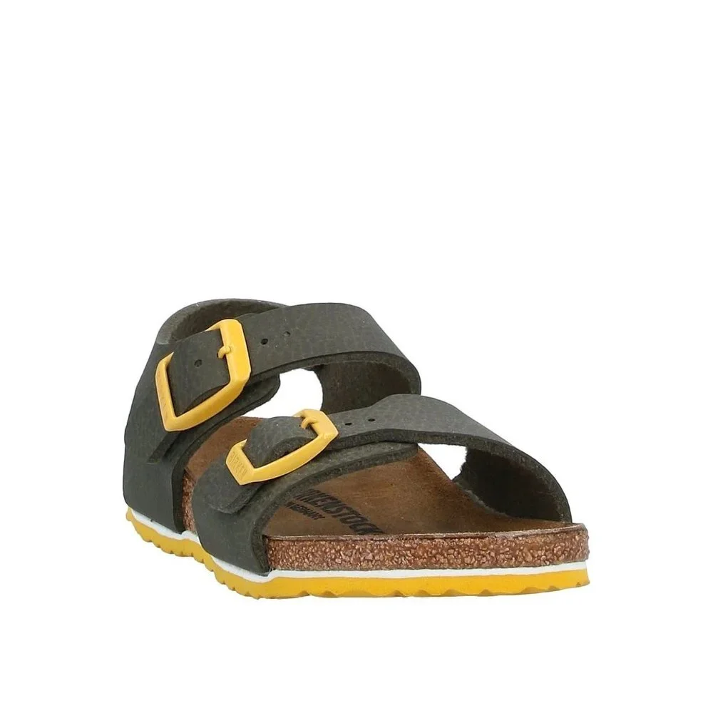 Birkenstock adjustable khaki yellow bottom sandal. Size: 39, 38, 8, 8.5, 7, 7.5 - Picture 2 of 12